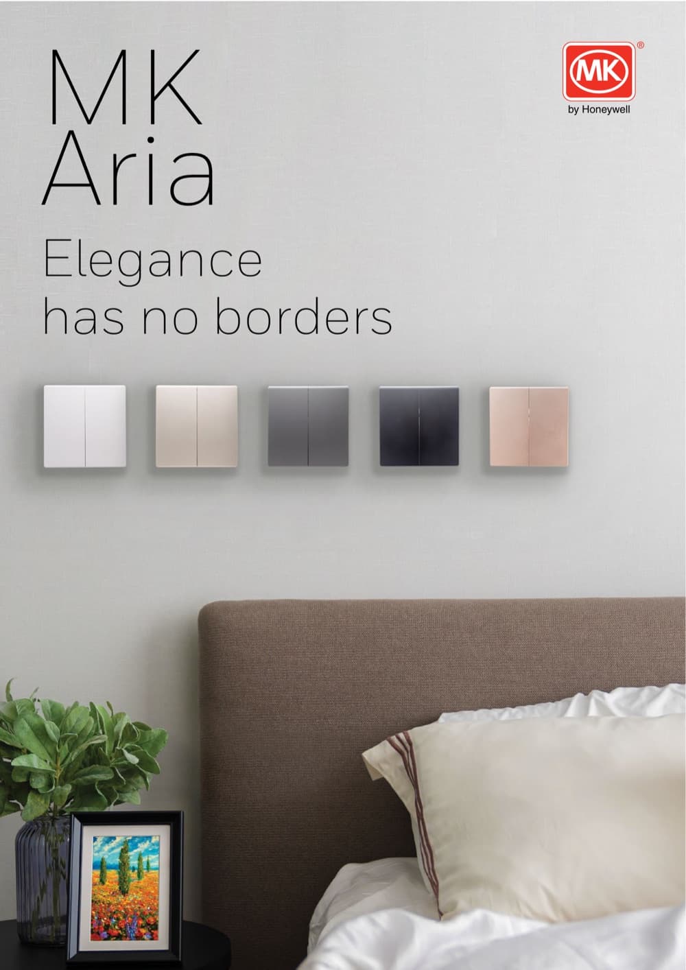 MK Aria switches and sockets, available at Hai Guan Seng